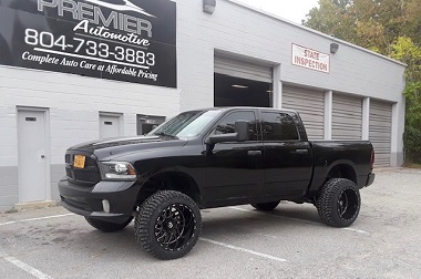 lifted Dodge truck